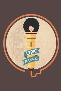 Lyric Journal: 7x10 Lyric Notebook with 104 Pages - Lined/Ruled Paper Journal for Writing - For Musician, Music Lover, Songwriter's (