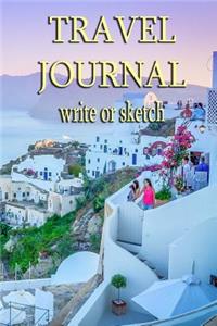 Travel Journal - Sketch or Write