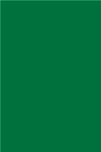 Journal Ivy Green Color Simple Plain Green