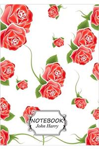 Rose Pattern: Notebook Journal Diary