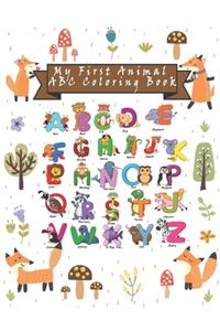 My First Animal ABC Coloring Book