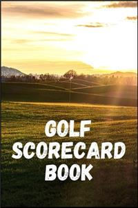 Golf Scorecard book