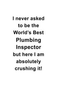 I Never Asked To Be The World's Best Plumbing Inspector But Here I Am Absolutely Crushing It