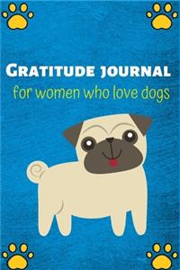 Gratitude journal for women who love dogs