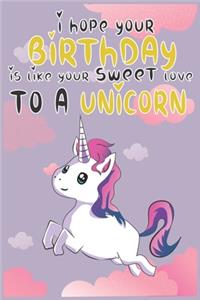 I Hope Your Birthday is Like Making Sweet Love To A Unicorn