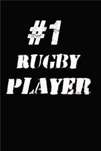 #1 Rugby Player Notebook