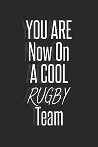 You are now on a cool Rugby team notebook for team players