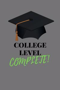 Gray Cover College level complete Guest book Graduation