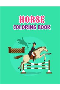 Horse coloring book