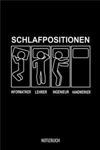 Schlafpositionen Handwerker