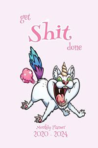 Get Shit Done Monthly Planner 2020-2024
