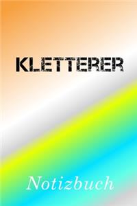 Kletterer Notizbuch