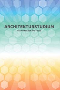 Architekturstudium Terminplaner 2019 2020