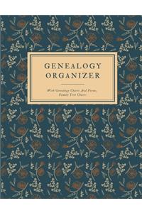 Genealogy Organizer With Genealogy Charts And Forms, Family Tree Charts