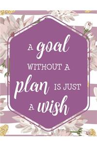 A Goal Without A Plan Is Just A Wish