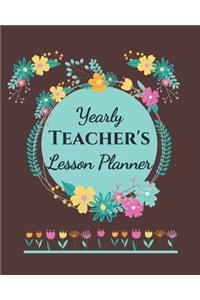 Yearly Teacher's Lesson Planner