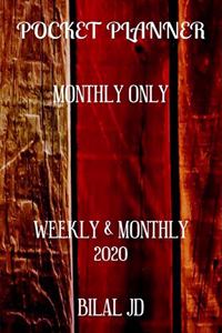 Pocket Planner Monthly Only