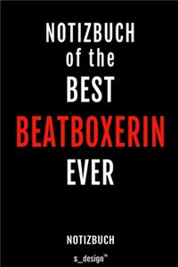 Notizbuch für Beatboxerin