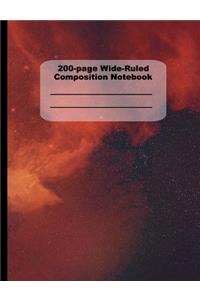 200-Page Wide-Ruled Composition Notebook