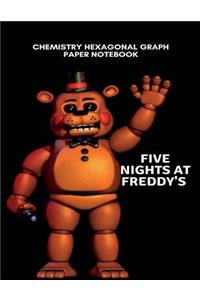 Five Nights at Freddy's Chemistry Hexagonal Graph Paper Notebook