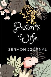 Pastor's Wife Sermon Journal