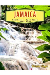 Jamaica Real Estate Open House Guest Book: Spaces for Guests