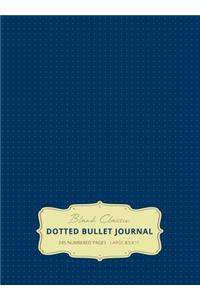 Large 8.5 x 11 Dotted Bullet Journal (Royal Blue #8) Hardcover - 245 Numbered Pages