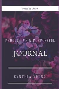 Productive & Purposeful Journal
