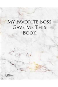 My Favorite Boss Gave Me This Book