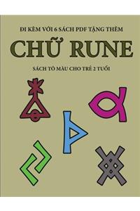 Sách tô màu cho tr&#7867; 2 tu&#7893;i (Ch&#7919; rune)