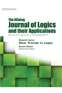Ifcolog Journal of Logics and their Applications Volume 4, number 10. New Trends in Logic