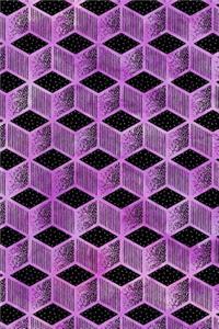 Journal Notebook Cubes Pattern 8