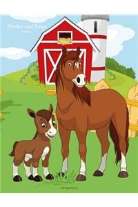 Malbuch mit Pferden und Ponys 1