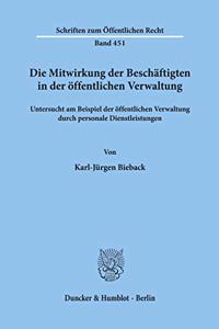 Die Mitwirkung Der Beschaftigten in Der Offentlichen Verwaltung,