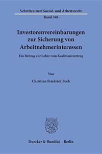 Investorenvereinbarungen Zur Sicherung Von Arbeitnehmerinteressen