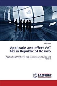 Applicatin and Effect Vat Tax in Republic of Kosovo