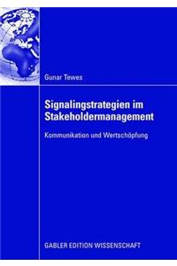 Signalingstrategien Im Stakeholdermanagement