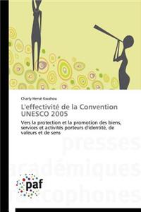 L'Effectivité de la Convention UNESCO 2005