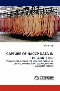 Capture of Haccp Data in the Abattoir