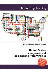 United States Congressional Delegations from Virginia