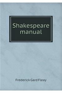 Shakespeare Manual