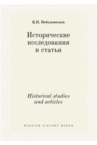 Historical Studies and Articles