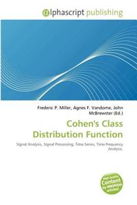 Cohen's Class Distribution Function
