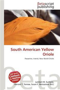 South American Yellow Oriole