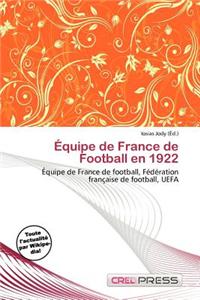 Quipe de France de Football En 1922