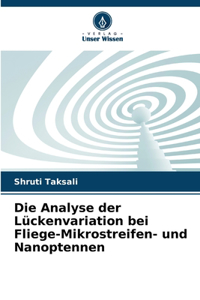Analyse der Lückenvariation bei Fliege-Mikrostreifen- und Nanoptennen