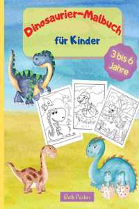 Dinosaurier-Malbuch für Kinder