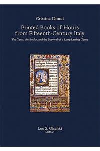 Printed Books of Hours from Fifteenth-Century Italy