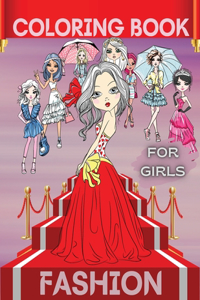 Fashion Coloring Book For Girls