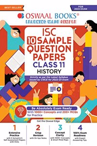 Oswaal ISC Sample Question Papers Class 11 history (For 2023 Exam)